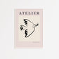 Atelier Dove Illustrated Wall Poster Print