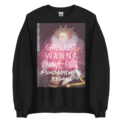 Feminist Queen Unisex Sweatshirt