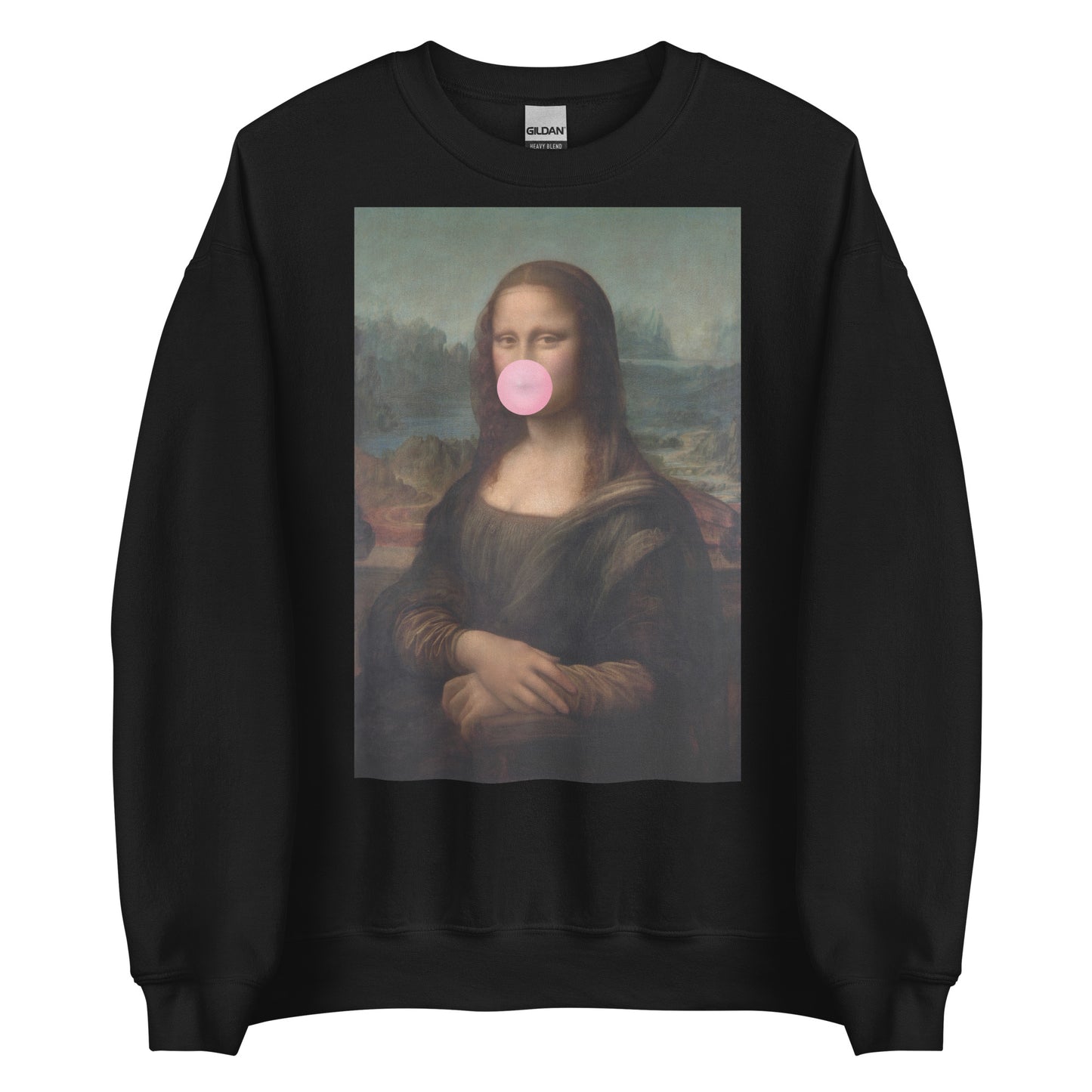 Mona Lisa Bubble-Gum Unisex Sweatshirt
