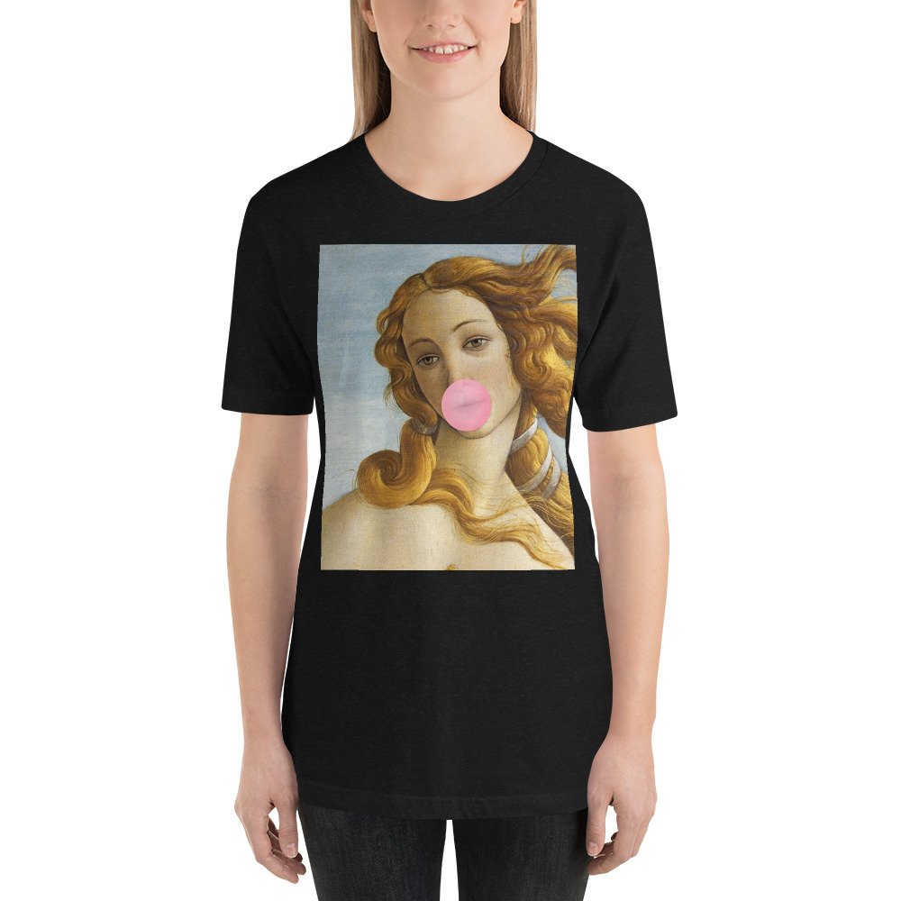 Venus Bubble-Gum Short-sleeve unisex t-shirt