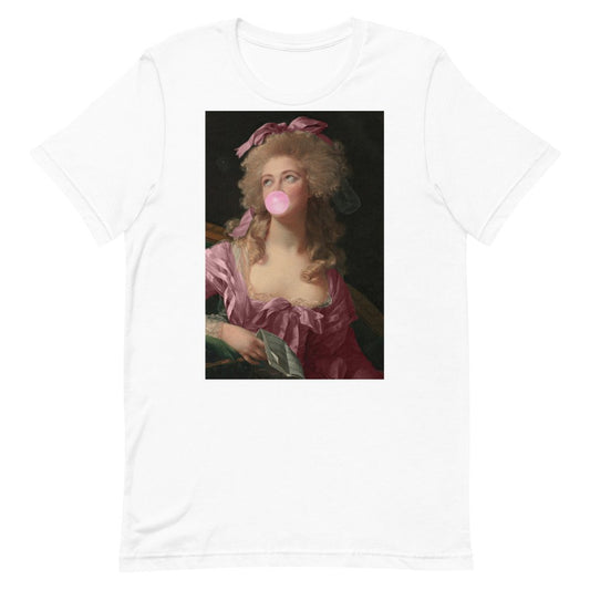 Bubble-Gum Blowing Woman Short-sleeve unisex t-shirt