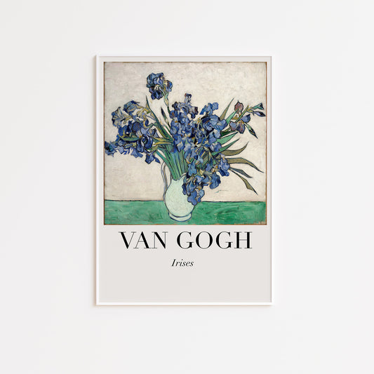 Van Gogh Irises Wall Poster