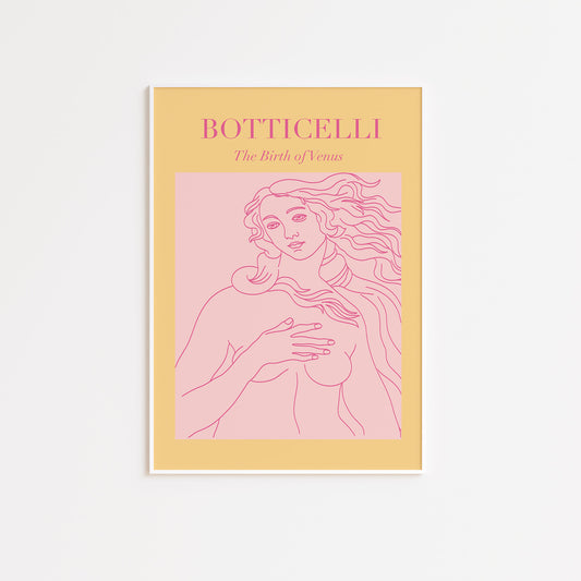 Botticelli Venus Art Poster Print