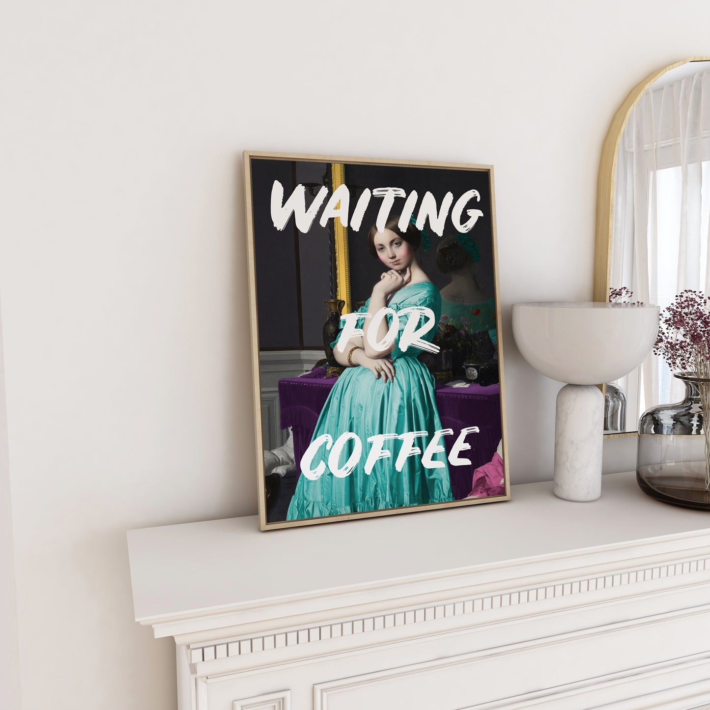 Waiting For Coffee Poster